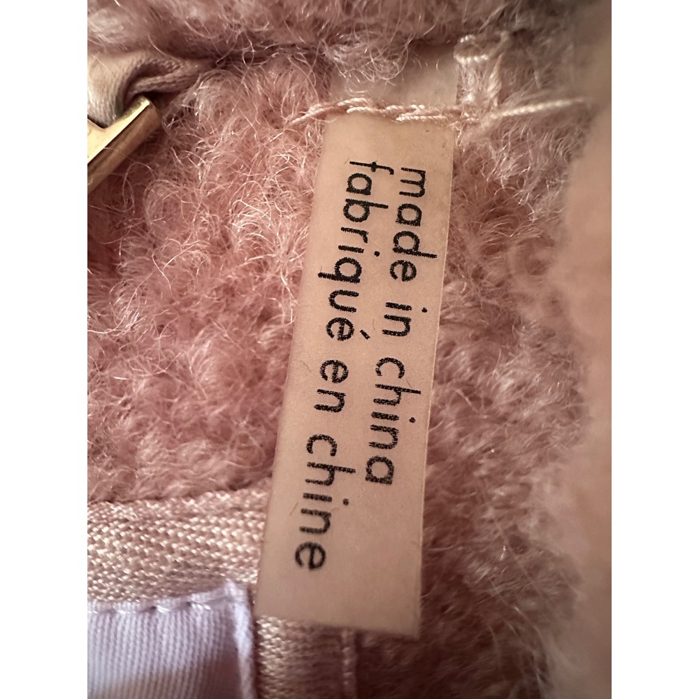 Calvin Klein Womens Dusty Rose Pink Fit and Flare Double Breasted Peacoat Coat - Picture 10 of 16
